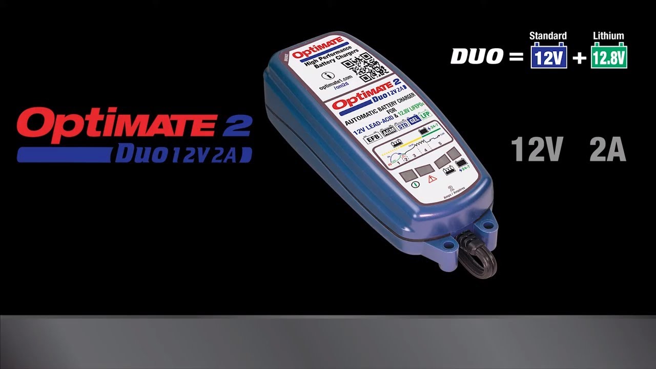TecMate OptiMate 2 Duo Battery Charger Video