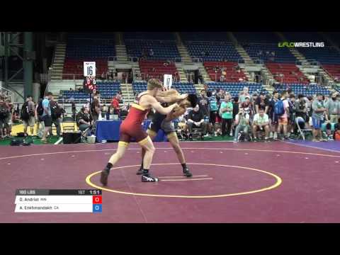Cadet GR 160 Round of 16 - Dalton Andrist (MN) vs. Ankhaa Enkhmandakh (CA)