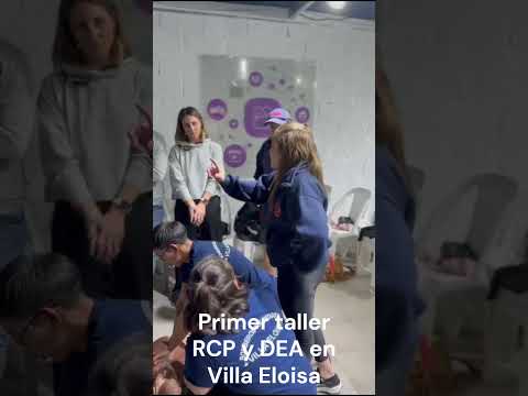 Bomberos Voluntarios de Villa Eloísa realizaron su primer taller de RCP y primeros auxilios