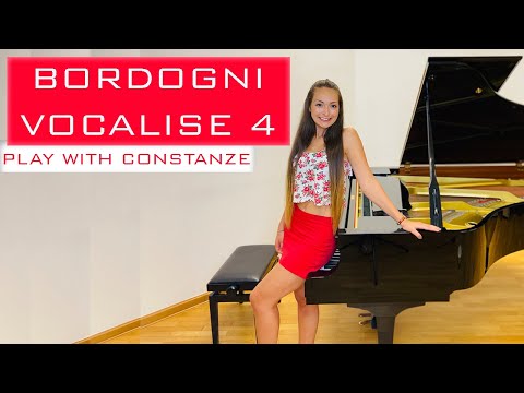 BORDOGNI Vocalise 4 (Flute #6) Play-along with Constanze Hochwartner
