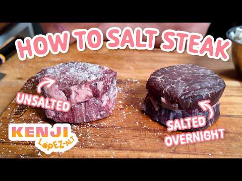 When Should I Salt my Steak?