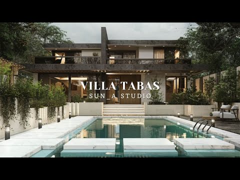 The Pool And Garden Are Designed To Meet The Needs Of The House According To The Desert Climate