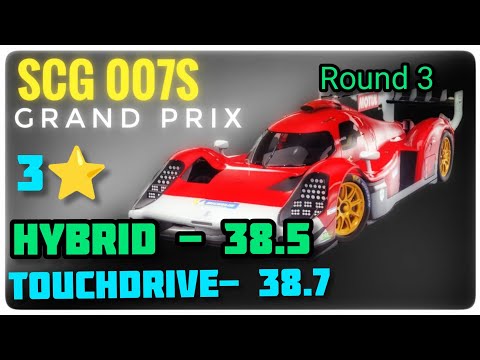 Asphalt 9 | SCG 007S Grand Prix  Round 3 | Touchdrive 38.7 hybrid 38.5 (3⭐) | Instructions added