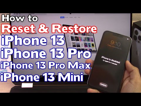 How to Reset/Restore iPhone 13/Pro/Pro Max/Mini Factory Reset Forgot Passcode iPhone is Disabled Fix