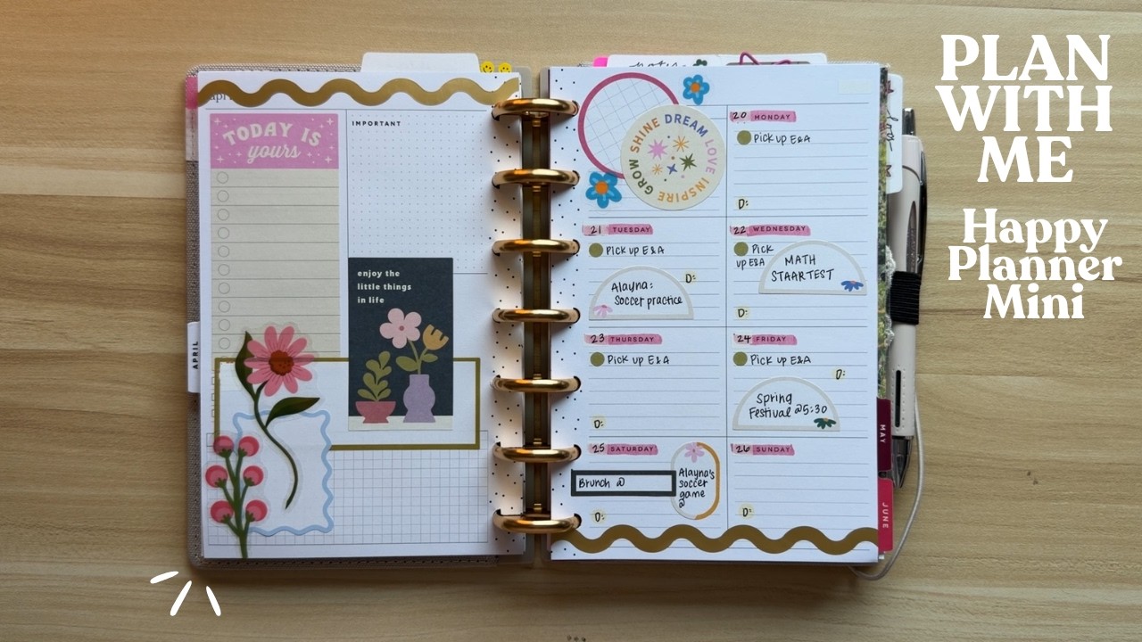 Cozy Desk Diaries// Happy Planner Mini plan with me!