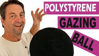 Preparing A Polystyrene Gazing Ball For Mosaics - Mosaic Tutorial