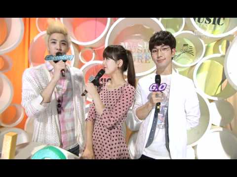 110902 Cheondung & G.O MC Music core Cut1