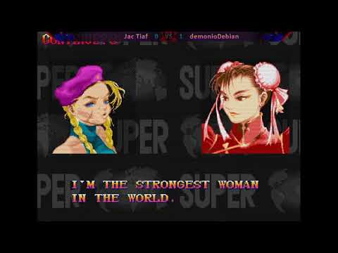 Monday Night Turbo - demonioDebian [Chun] vs. Jac Tiaf [Cammy] FT2 - SSF2T: New Legacy v0.5