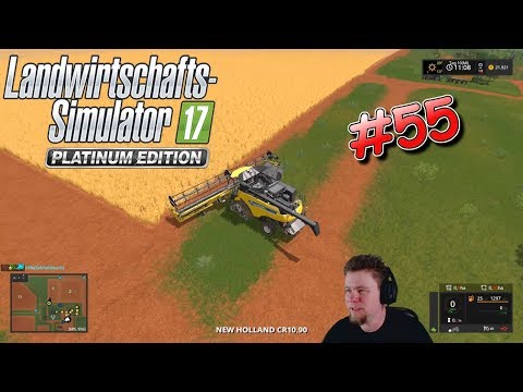 LS17 Platinum [55] Soja ernten mit dem großen Drescher!