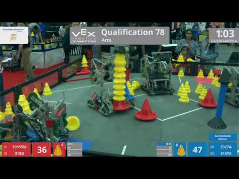 2018 VRC Arts Q78 - 10955M 315G vs 5327A 4147A - 119 to 76