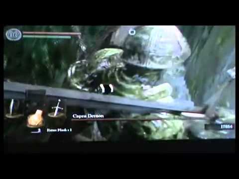 Dark Souls Lets Play w iWaBa FET  27  Capra Demon Fight