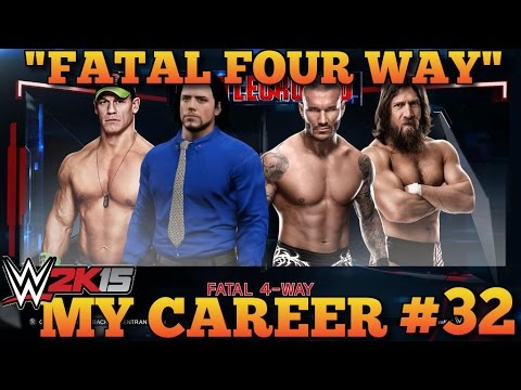 WWE 2K15 My Career Mode Ep: #32 | "FATAL FOUR WAY" | WWE 2K15 "MyCareer" Walkthrough Gameplay PS4