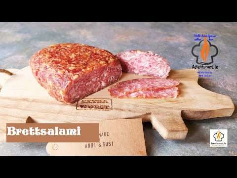 Brettsalami ganz leicht selber herstellen Nr. 101 #wurstselbermachen #wurst #räuchern