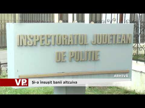 Și-a însușit banii altcuiva