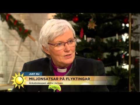 Ärkebiskopen: "I flyktinglägret ville jag både gråta och dansa" - Nyhetsmorgon (TV4)