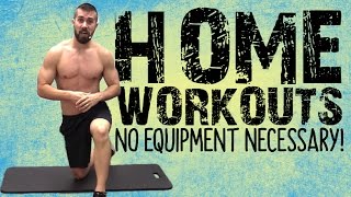 How to Exercise at Home WITHOUT Equipment