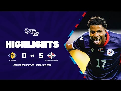 Highlights | Barbados vs Dominican Republic | 2023/24 Concacaf Nations League