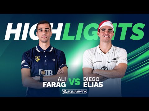 🇪🇬 Farag v Elias 🇵🇪 | Paris Squash 2024 | SF HIGHLIGHTS