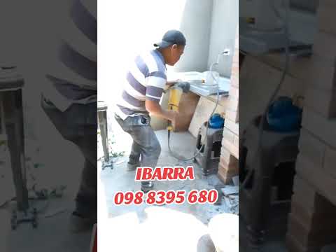 Instalación de Granito cuarzo porcelanato  #ibarra #mueblesmodernos #arquitectura #imbabura