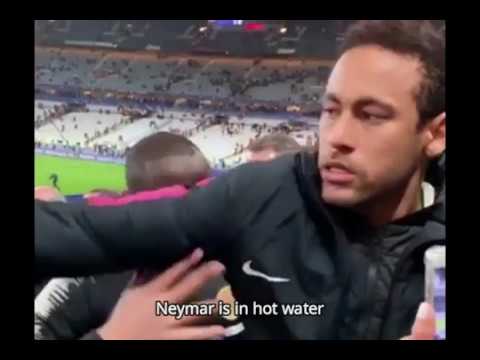 Rennes vs PSG 2-2:Neymar appears to punch fan after PSG lost French Cup final to Rennes