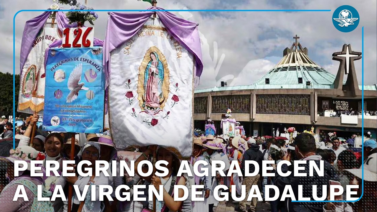 Historias de fe: Familias enteras acuden a la Basílica de Guadalupe a agradecer a la Virgen