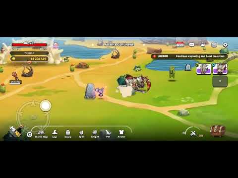 Witch's Knight Hidden Dungeon on Atlanta Continent