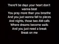 Break On Me Keith Urban Lyrics