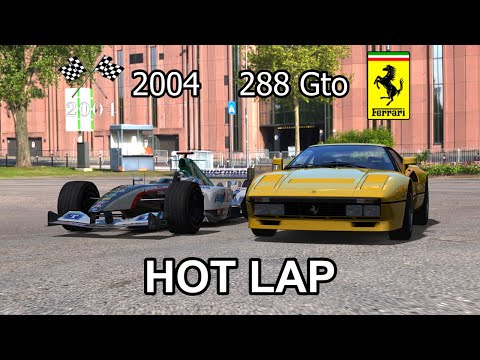 F1 2004 Minardi vs Ferrari 288 Gto | Hot Lap | Monza