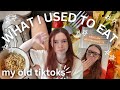 Reacting to WHAT I USED TO EAT TikToks | Restricting & Miserable | Part 3