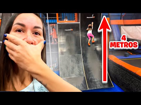 TENTOU ESCALAR UM MURO DE 4 METROS