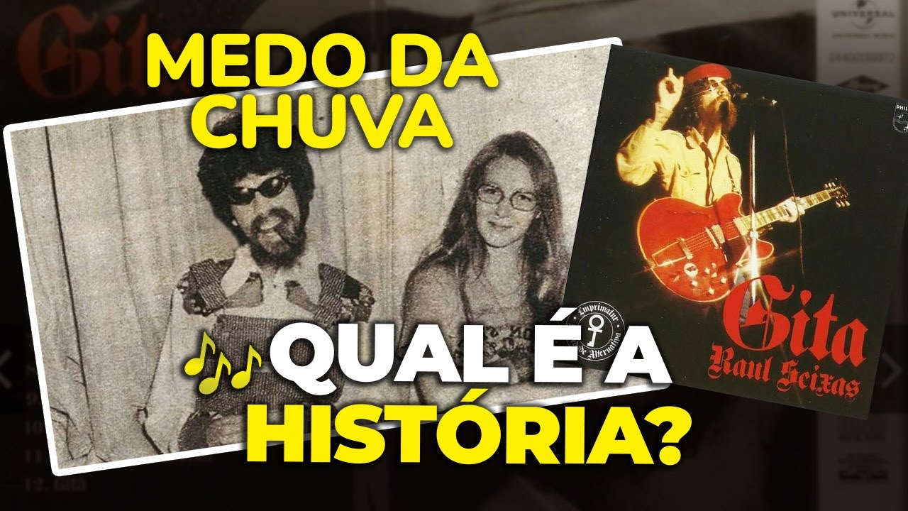 Um recado pra esposa? A história de "MEDO DA CHUVA" (+"A MAÇÃ", "DIAMANTE DE MENDIGO") (Raul Seixas)