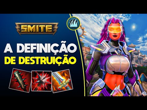 Essa partida foi uma DESTRUIÇÃO! PELE JUNGLER - ⚡ Smite BR Conquista