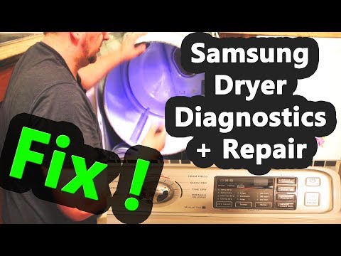 Samsung Front Load Dryer Not Spinning Diagnostic and Repair