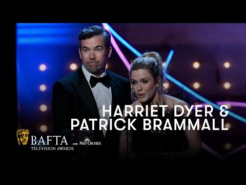 Harriet Dyer & Patrick Brammall fail to give away the International award | BAFTA TV Awards 2023