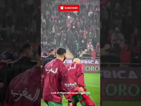 سعودي 🇸🇦 منبهر من صمود ملاعب المغرب ويقارنها بملعب برشلونة كامب نو 😳😳