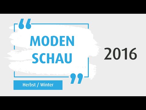 Die große PECHT Modenschau Herbst/Winter 2019