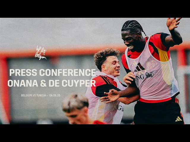 LIVESTREAM | Press conference with Amadou Onana & Maxim De Cuyper