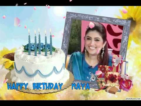 Happy Birthday Maya (By Sonia)