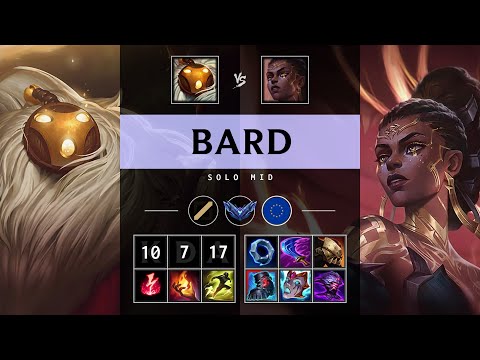 Bard Mid vs Mel - EUW Diamond Patch 25.19
