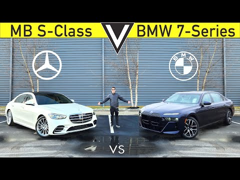 ULTIMATE LUXURY FIGHT! -- 2023 BMW 7-Series vs. 2023 Mercedes S-Class: Comparison