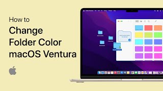 How To Change Folder Color on Mac OS Ventura