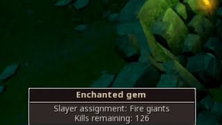 Runescape 3 Slayer Task: 126 Fire Giants