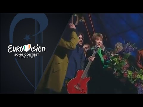United Kingdom wins Eurovision 1997 - Katrina and the Waves - Love Shine A Light - WINNER'S REPRISE