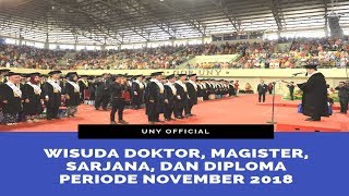 Download lagu Wisuda Doktor, Magister, Sarjana, dan Diploma Periode November 2018 - Universitas Negeri Yogyakarta mp3