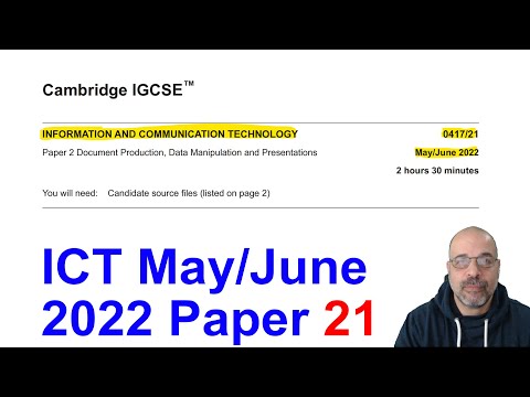 2022 June Paper 21, Cambridge 0417 ICT [IGCSE]