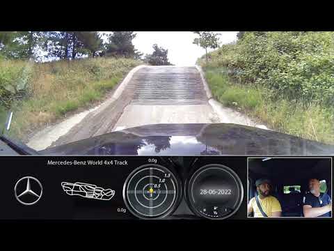 Driving the G Wagon at Mercedes World