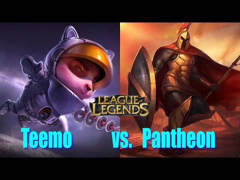 TEEMO RED BUILD VS. PANTHEON PATCH 7.7 LEAGUE OF LEGENDS