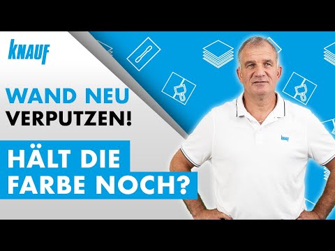 Altbau Wand neu verputzen: Hält der Putz auf der alten Wandfarbe?
