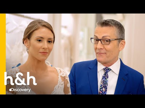Brillo, adornos y sin encaje en el vestido de novia | Vestido de Novia | Discovery H&H