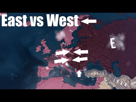 East Europe vs West Europe - Hoi4 timelapse